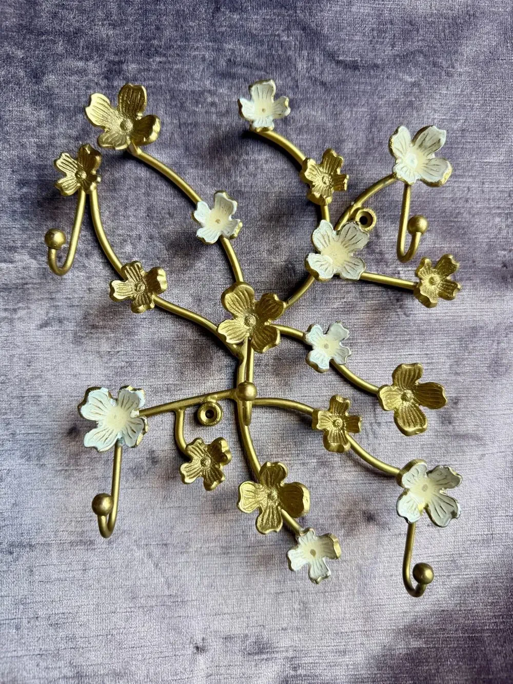 Anthropologie Amalia Floral Jewelry Hook